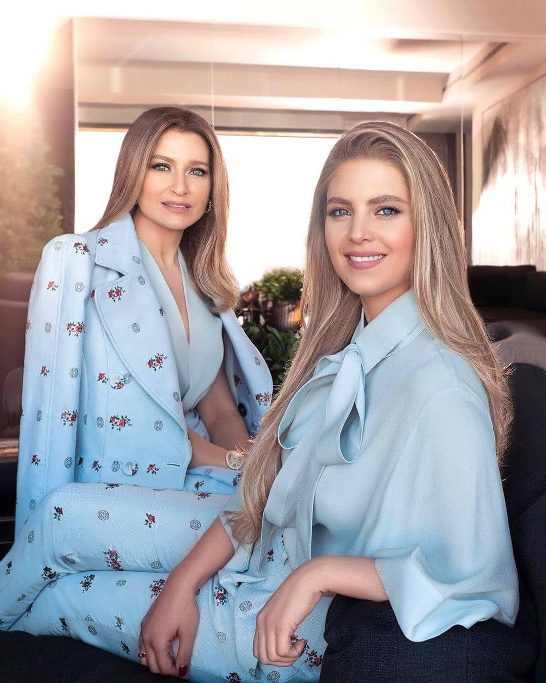 "Elie Saab Claudine Saab Christina Mourad Saab photoshoot"