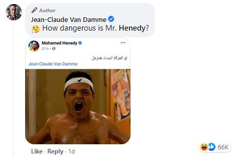 Jean-Claude Van Damme Mohamed Henedy hilarious comments