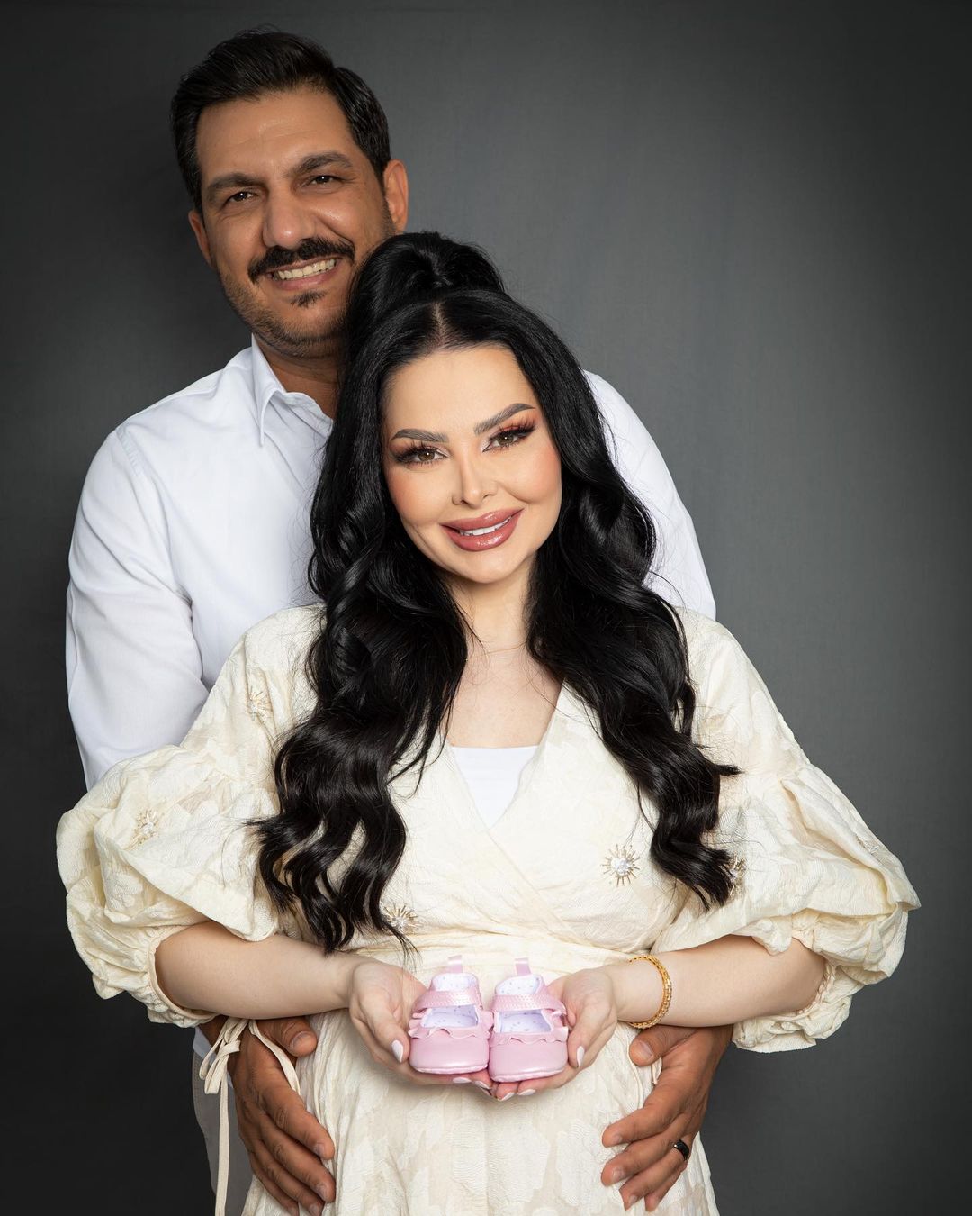 Diana Karazon Moath Omari Welcomes Baby Girl ديانا كرزون ولادة إنجاب