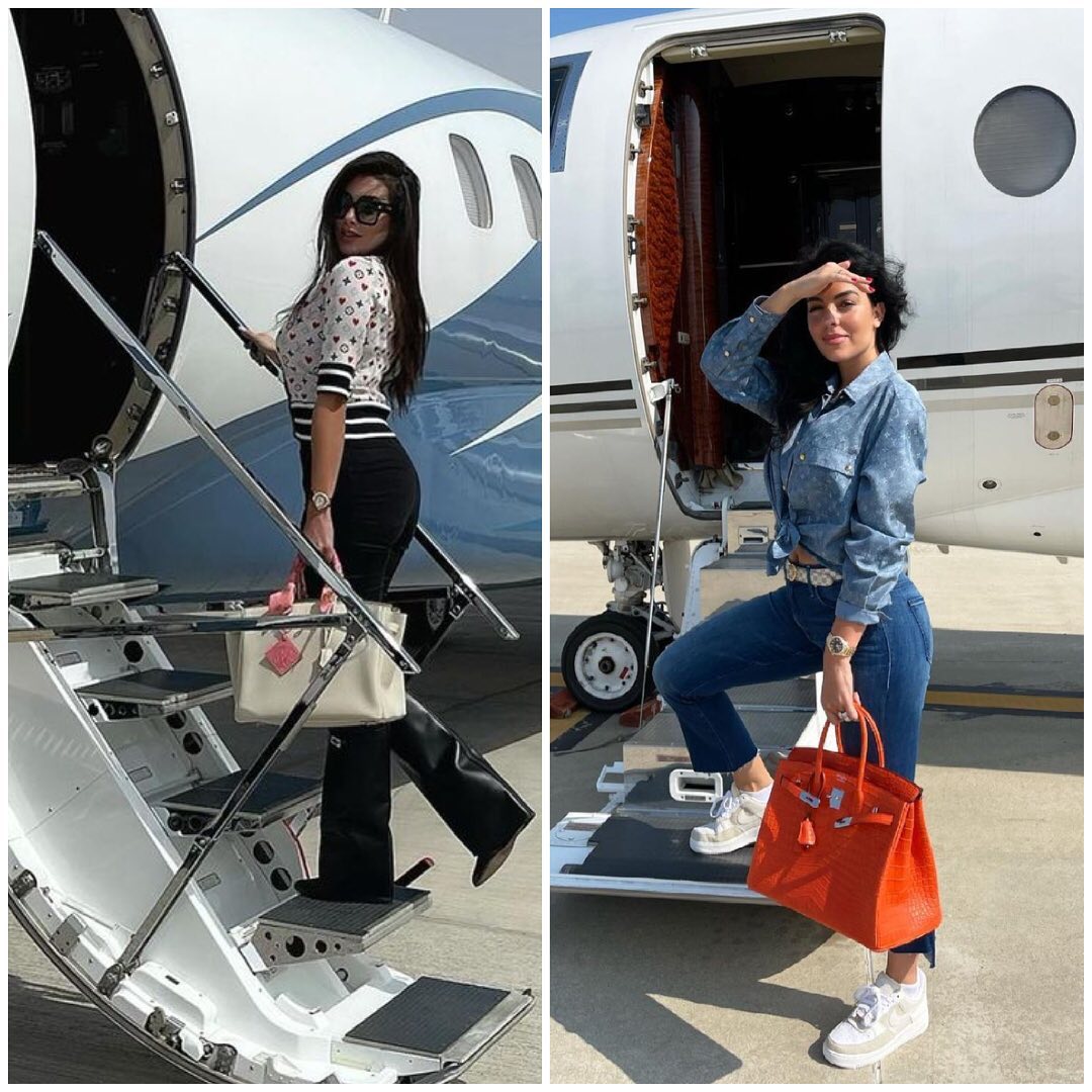 Georgina Rodríguez resemblance lookalike yasmine sabri