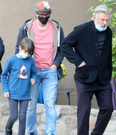 first meeting between Alec Baldwin and Halyna Hutchins husband and son Matthew and Andros Hutchins