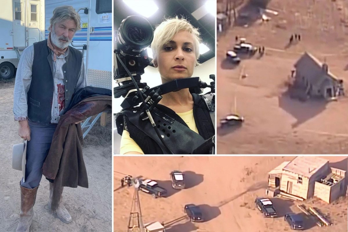 the moment Halyna Hutchins was shot by alec baldwin on set of rust