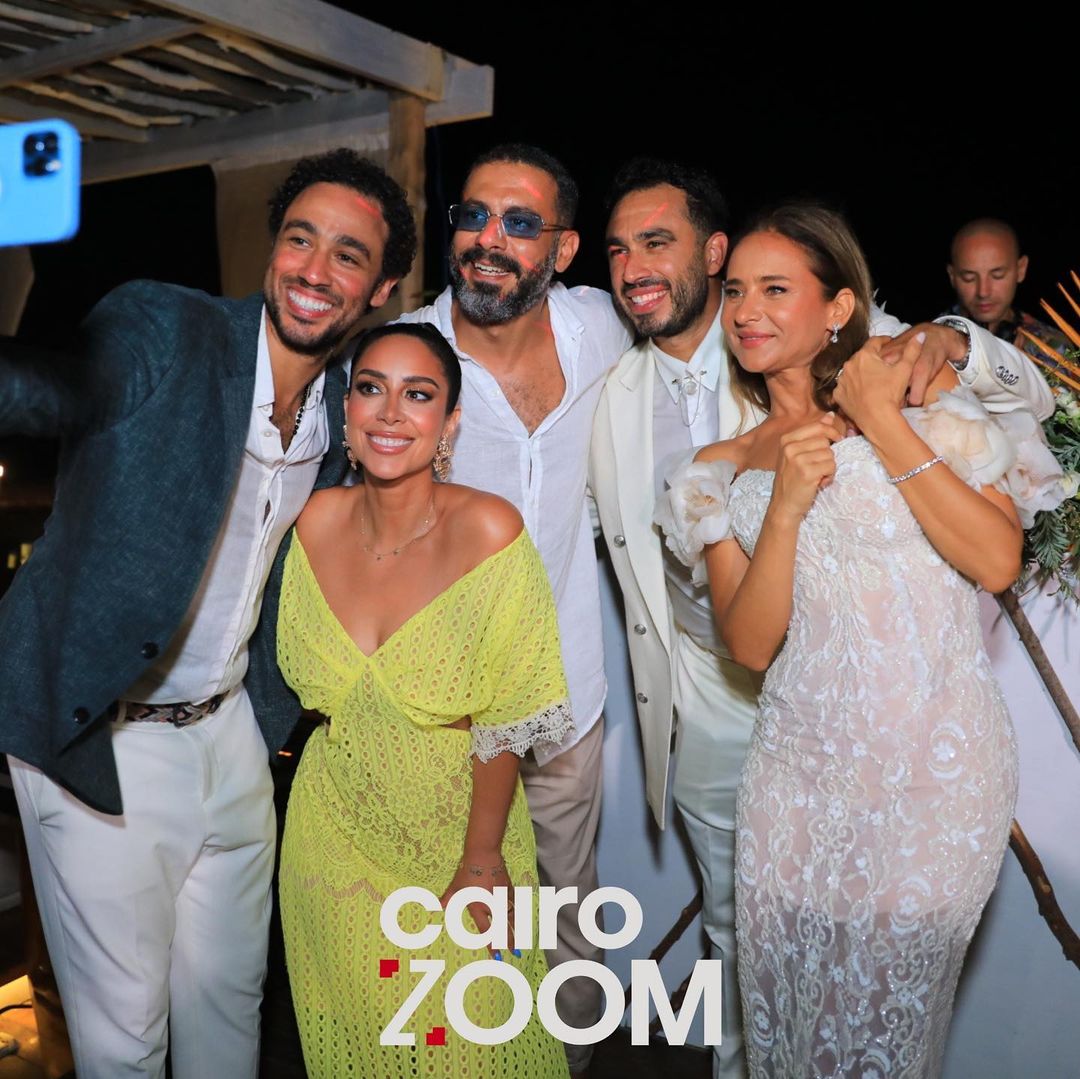 ramy ashour at nelly karim wedding