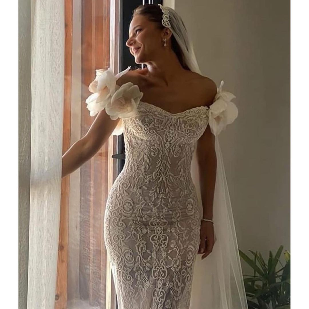 Nelly Karim wedding dress designer