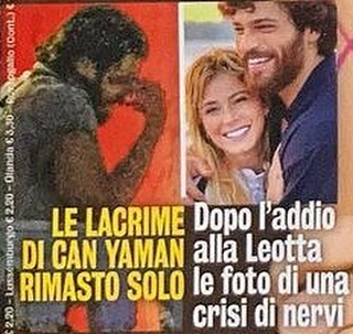 Can Yaman Crying ağlayan gözyaşları piangere lacrime Diva E Donna