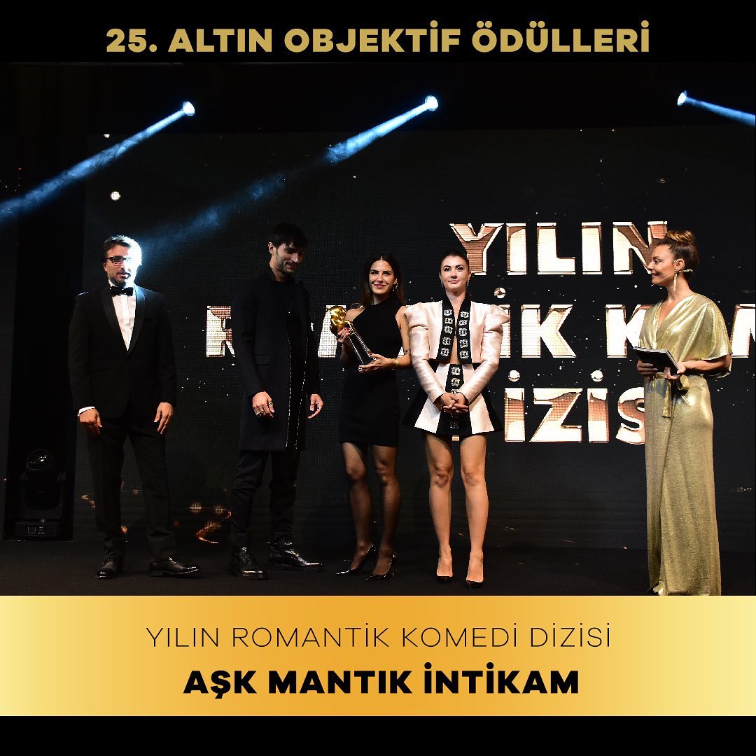 Altın Objektif Ödül Töreni’ndeYılın Romantik Komedi Dizisi” Aşk Mantık İntikam oldu