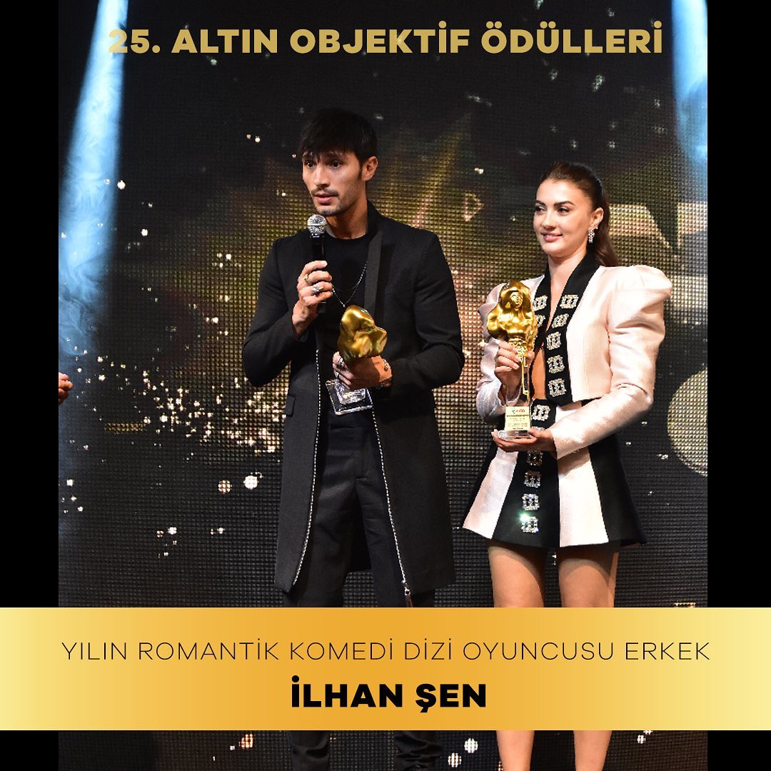 Altın Objektif Ödül Töreni’nde Yılın Romantik Komedi Erkek Oyuncusu İlhan Şen oldu