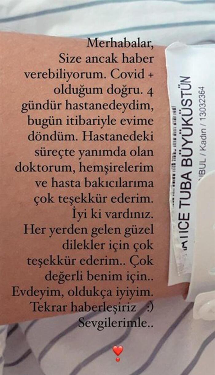 Tuba Büyüküstün Coronavirus covid-19