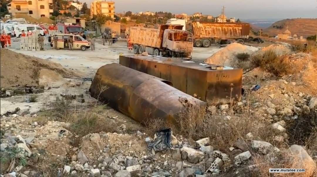 Fuel Tank Explosion in Lebanon Al-Tilil Akkari