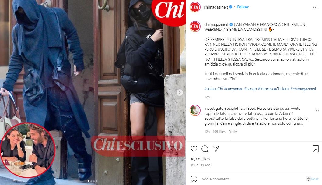 Can Yaman having sex with Francesca Chillemi