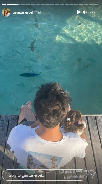 "Hande Erçel's Sister Gamze Erçel kız kardeş Maldives Caner Yıldırım Aylin Mavi Yıldırım "