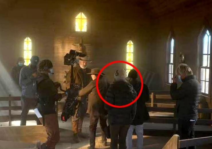 last picture of Halyna Hutchins on set of rust moments before she was killed