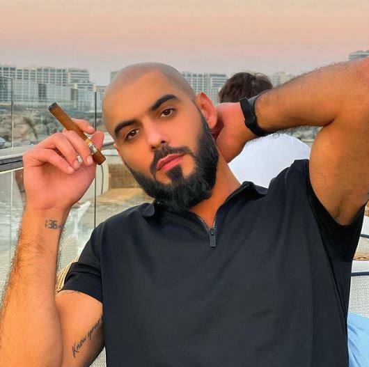 Dubai Evicts Iraqi Model Omar Borkan smoked weed marijuana drugs party instagram live