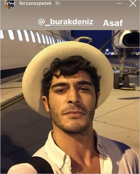 Burak Deniz Italy airport Ferzan Özpetek Cahil Periler The Ignorant Fairies Le fate ignoranti
