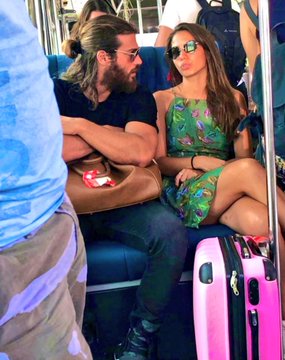 Can Yaman Demet Özdemir Maldives Vacation Pictures