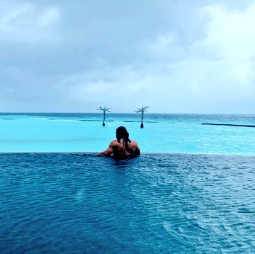 Can Yaman Demet Özdemir Maldives Vacation Pictures