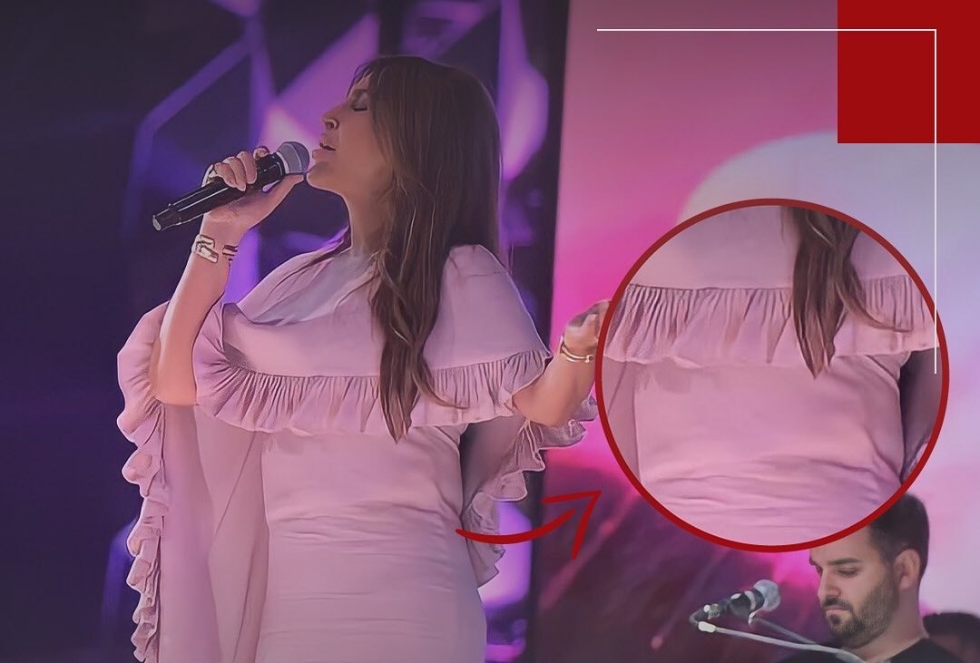 Elissa Wear a Bulletproof Vest in concert in baghdad iraq