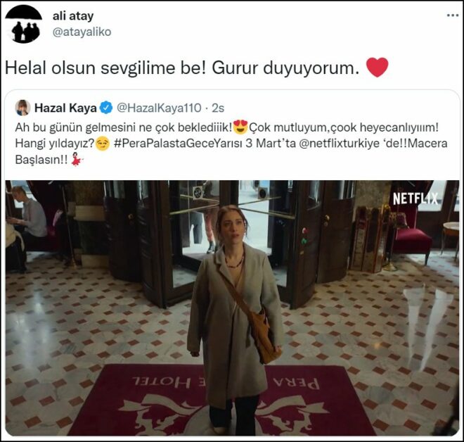 Ali Atay'ın Hazal Kaya'yı Aldattığı İddiası