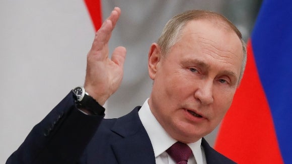 ""الرئيس الروسي فلاديمير بوتين