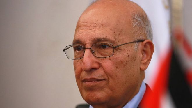 ""السياسي الفلسطيني البارز نبيل شعث