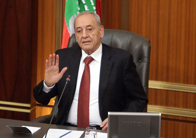 ""رئيس مجلس النواب اللبناني نبيه بري