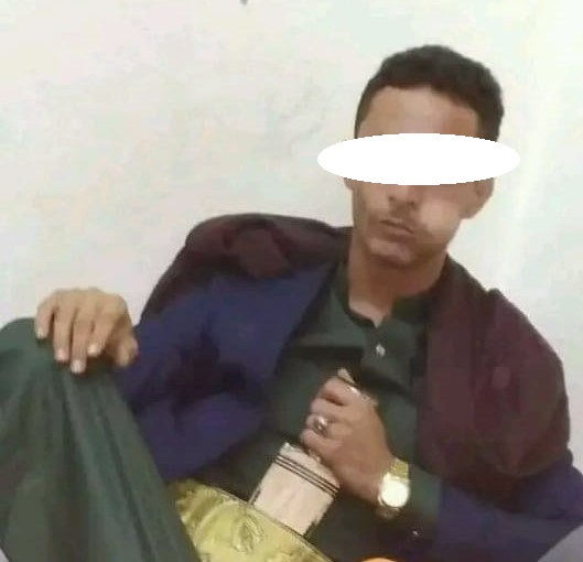 ""صورة متداولة على مواقع التواصل لمن يقال انه مرتكب جريمة الاعتداء على الفتاة في تعز