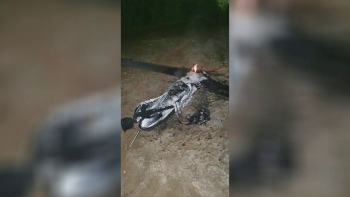 ""مسيرة دمرها التحالف أطلقتها ميليشيا الحوثي تجاه جازان وخميس مشيط