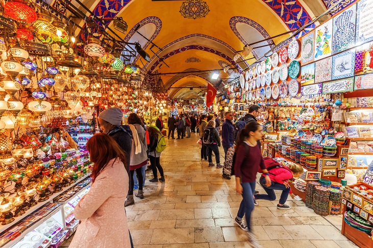 الاسواق الشعبية في اسطنبول