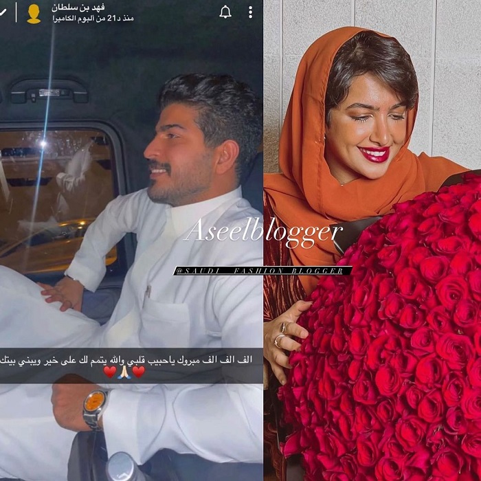 نجلاء الودعاني وعبد الرحمن الدخيل