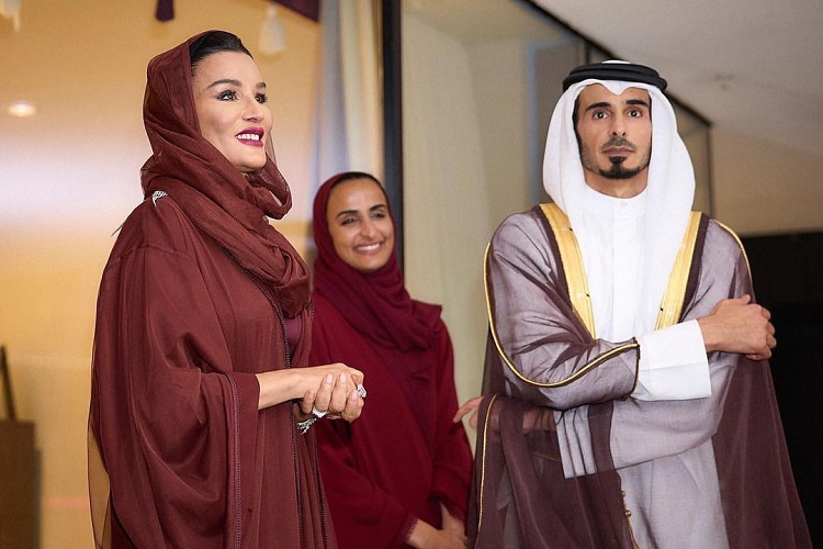 "الشيخة هند في افتتاح كأس العالم"