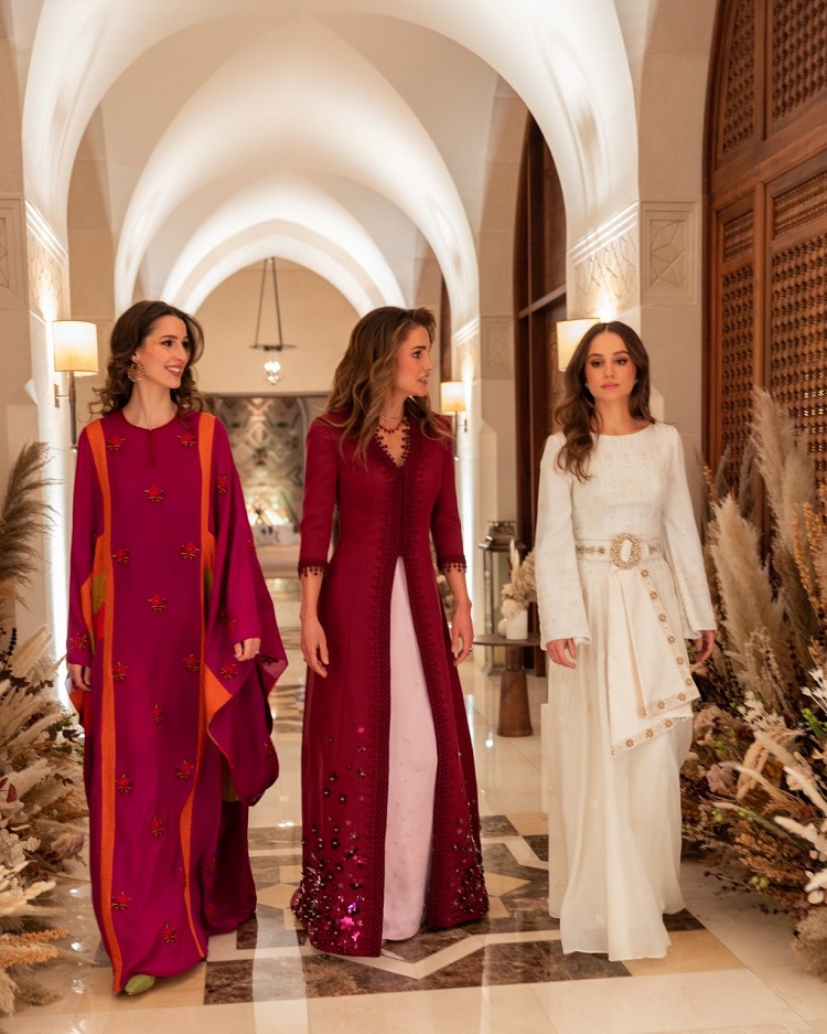 "رجوة آل سيف في حفلة حناء الأميرة إيمان بنت عبدالله الثاني"