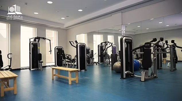 "مقر إقامة المنتخب الأرجنتيني في جامعة قطر "