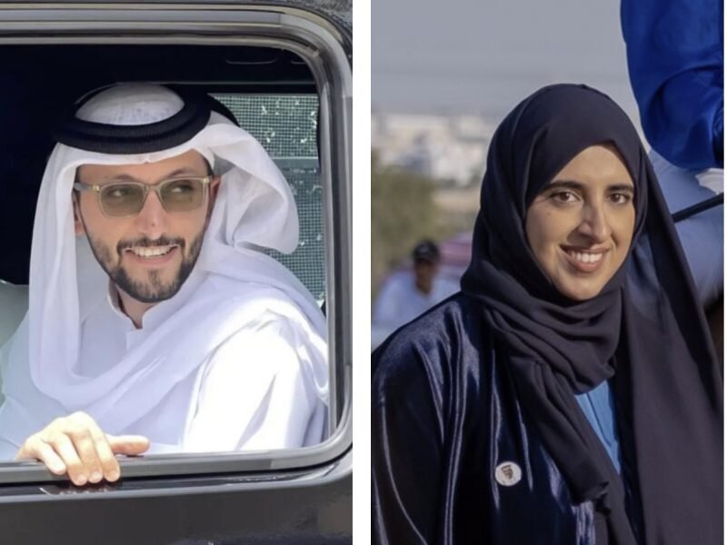 "الشيخ مكتوم بن ماجد بن عبيد آل مكتوم من الشيخة حصة بنت حمدان آل مكتوم"