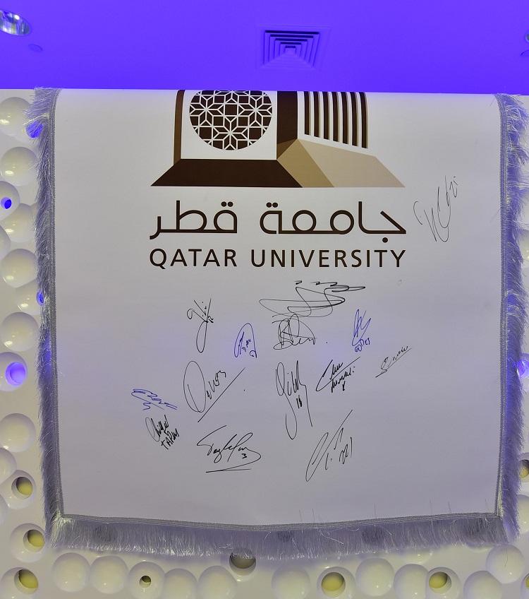 "مقر إقامة المنتخب الأرجنتيني في جامعة قطر "