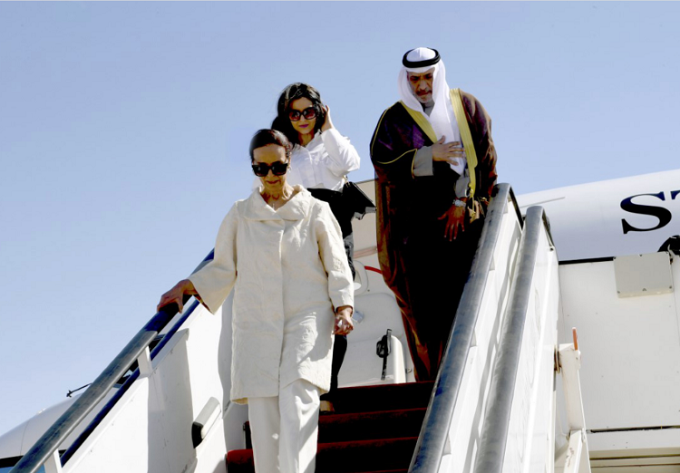 "الشيخة أمثال الأحمد الجابر الصباح تصل الأردن "