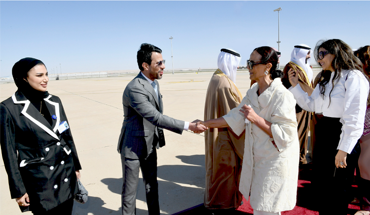 "الشيخة أمثال الأحمد الجابر الصباح تصل الأردن "