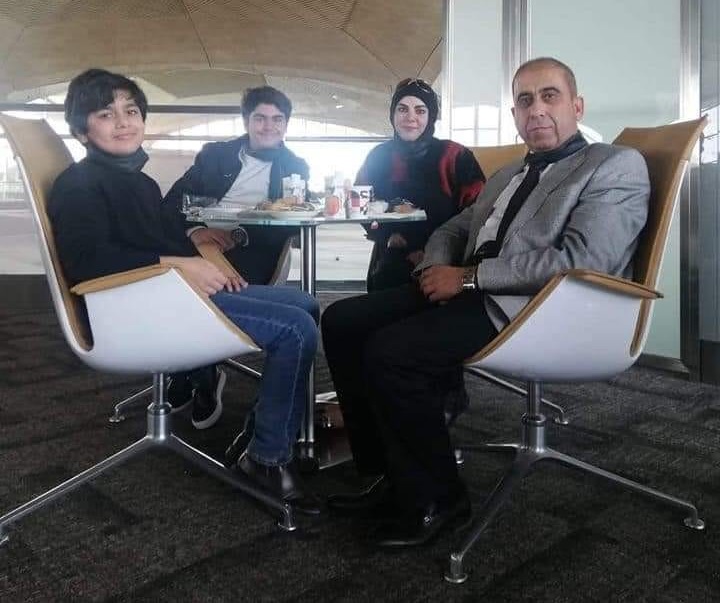 احسان السلامات نائب عام محكمة الجنايات الكبرى وعائلته
