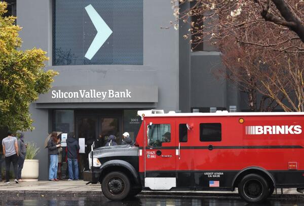 Troubled Silicon Valley Bank in Santa Clara, California.