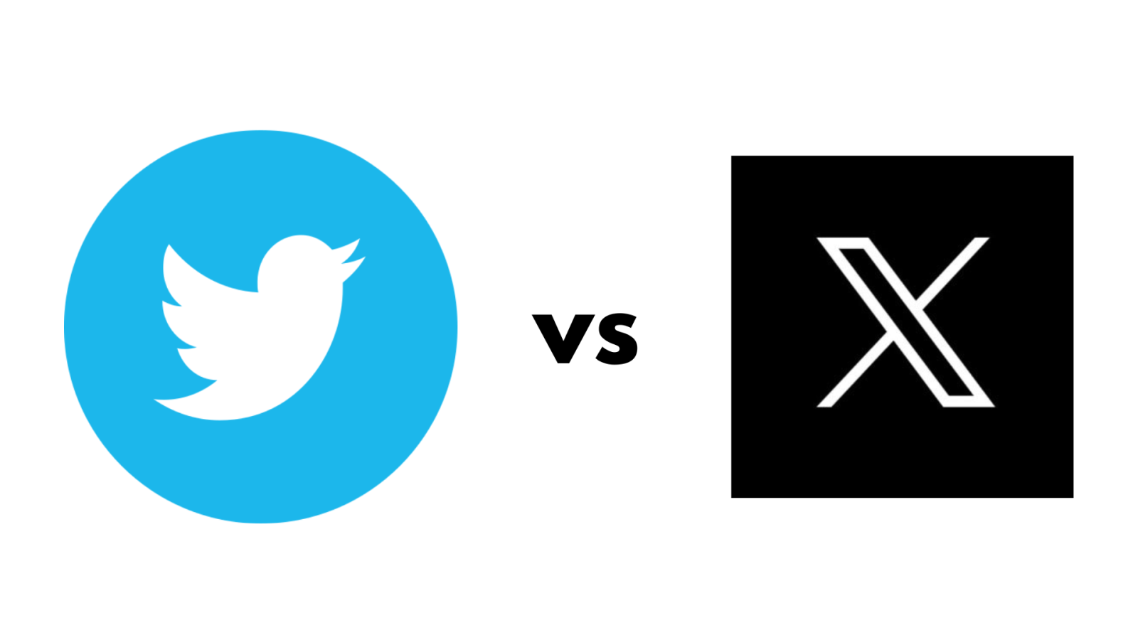 Old vs new logos