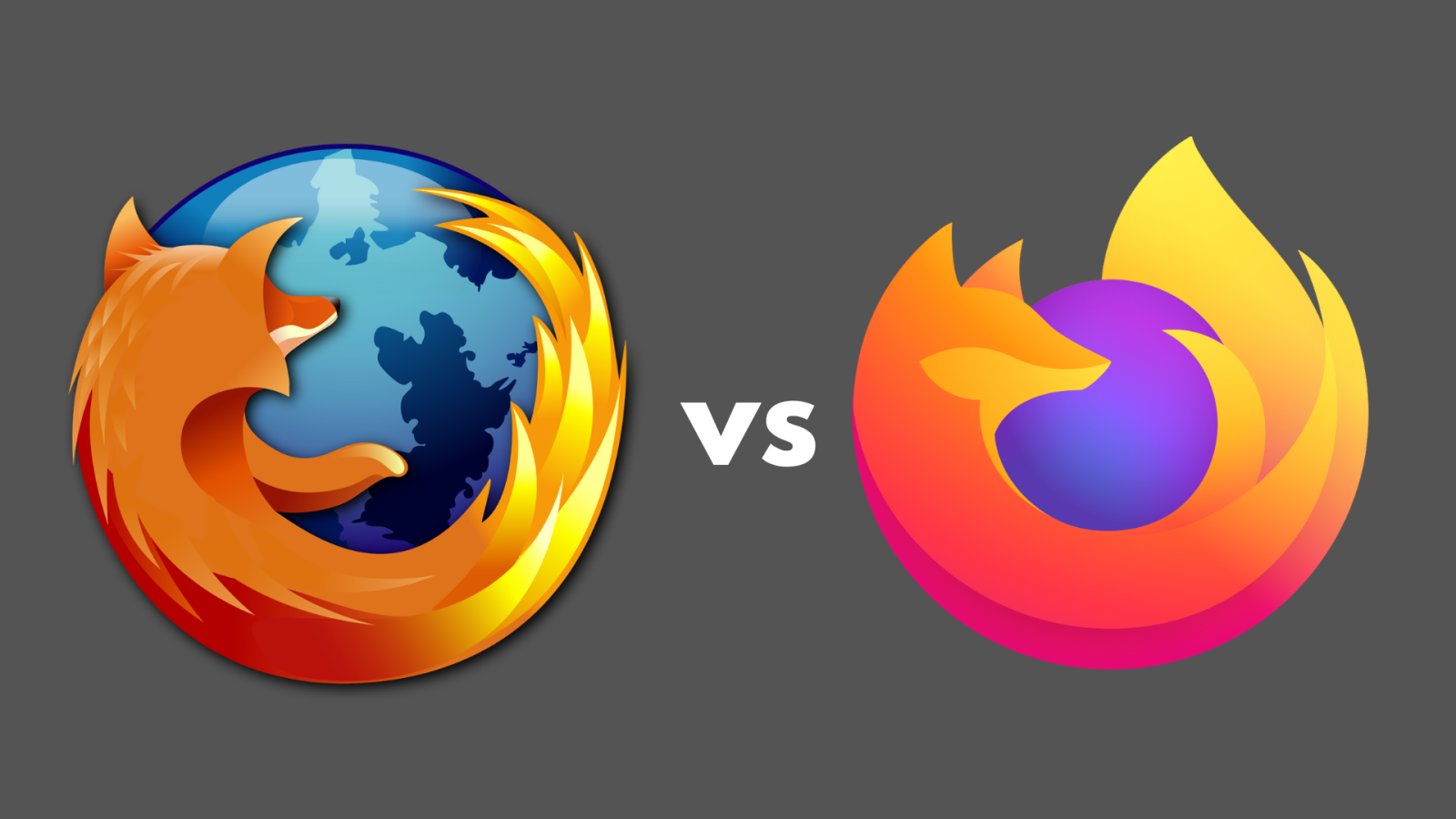 Old vs new logos