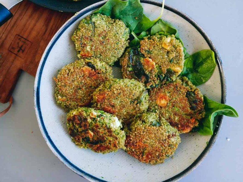 وصفة فطائر الكينوا الصحية