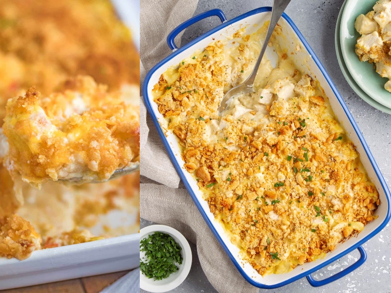 وصفة طاجن الدجاج الكريمي 