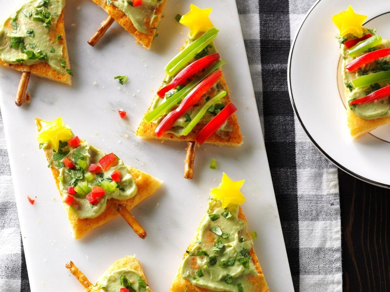 وصفات احتفالية: مقبلات شجرة عيد الميلاد