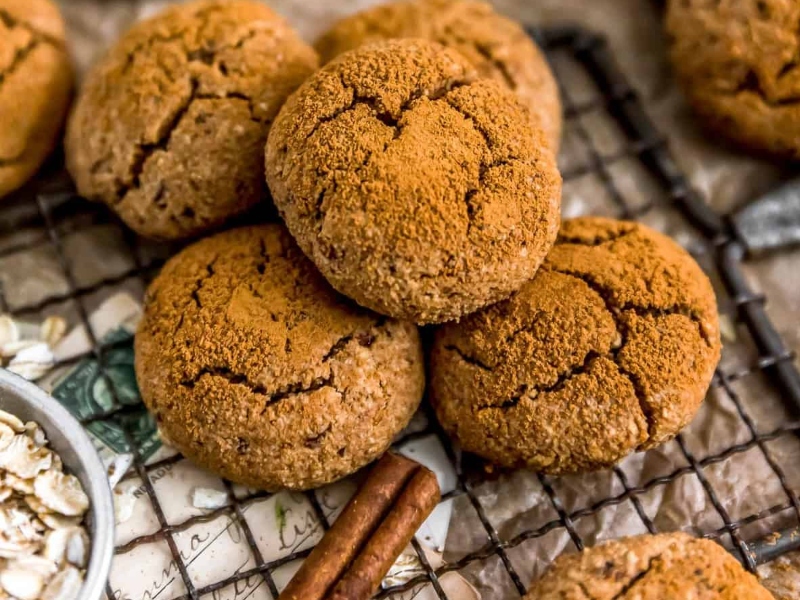 وصفات خريفية: بسكويت القرفة النباتي السهل