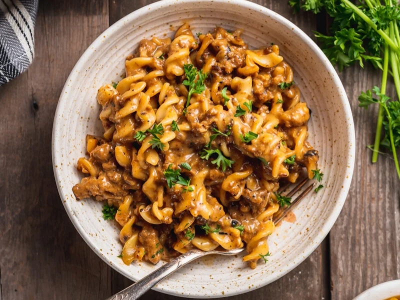 وصفات نباتية: باستا بالبرغر