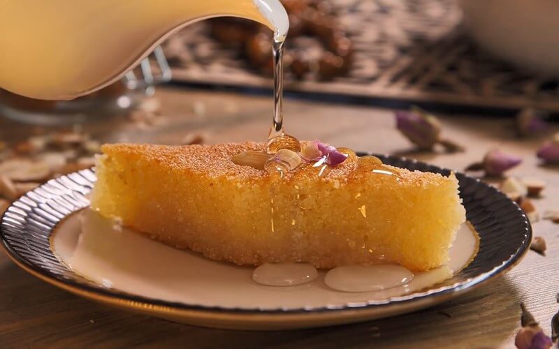 طريقة عمل البسبوسة الجاهزة