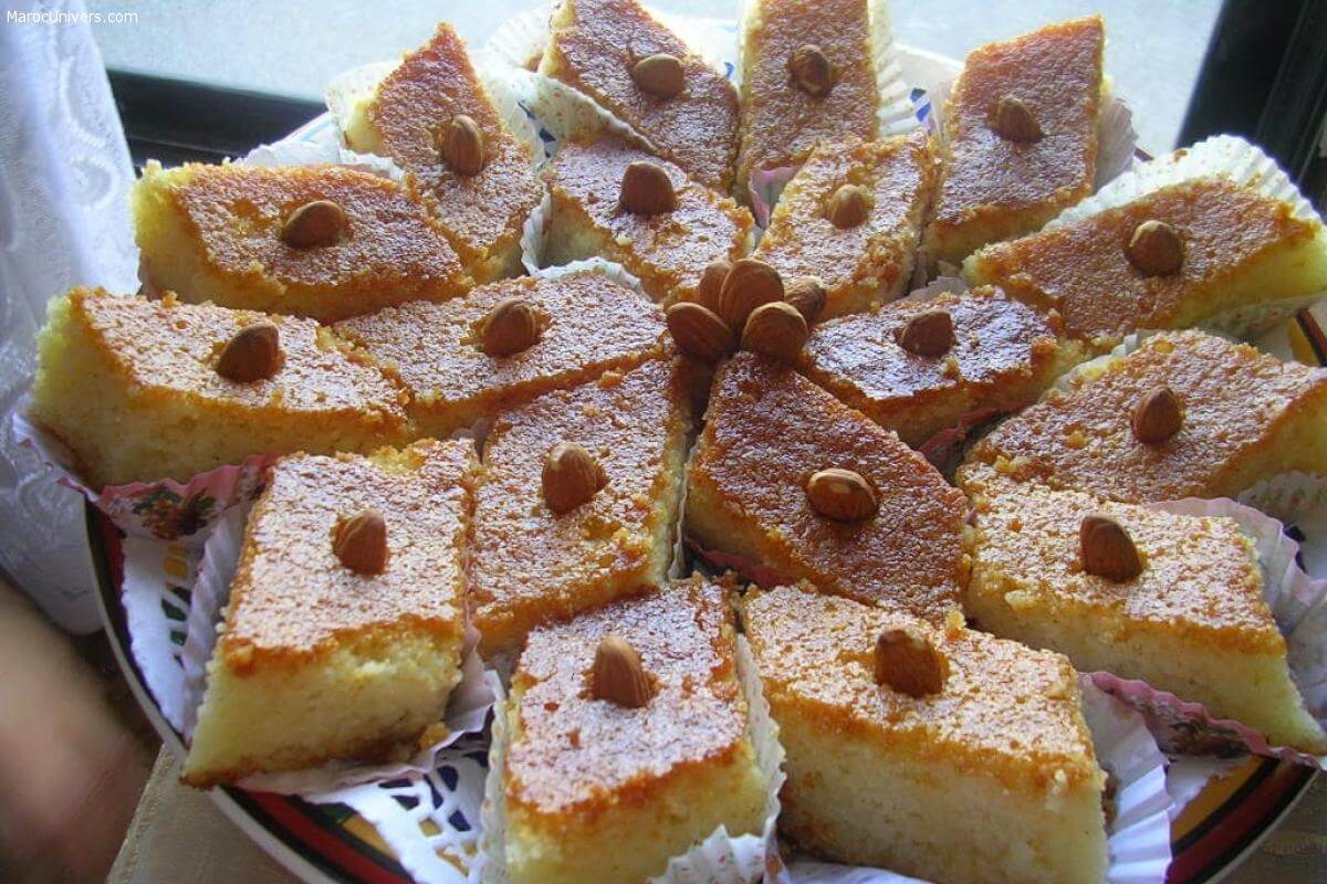 طريقة عمل البسبوسة بالزبادي واللبن