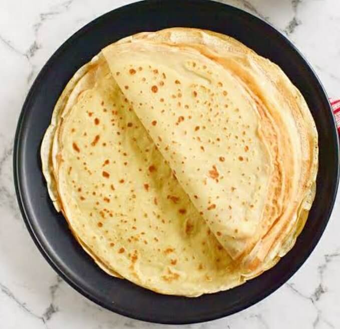 طريقة عمل عيش الكريب في الخلاط