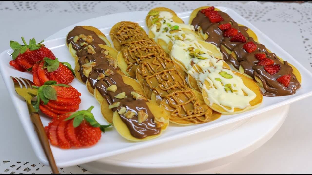 طريقة عمل ميني بان كيك منال العالم