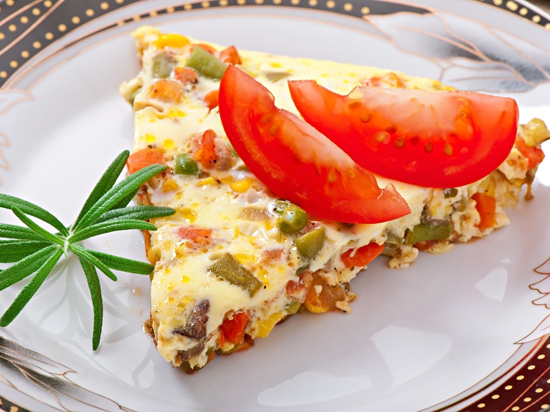 أومليت بالخضار